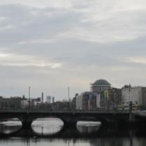 The view of the Liffey - which never seems to change.