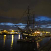 The Jeanie Johnston, a replica famine ship - which cost the Irishtaxpayer millions (according to my guide)